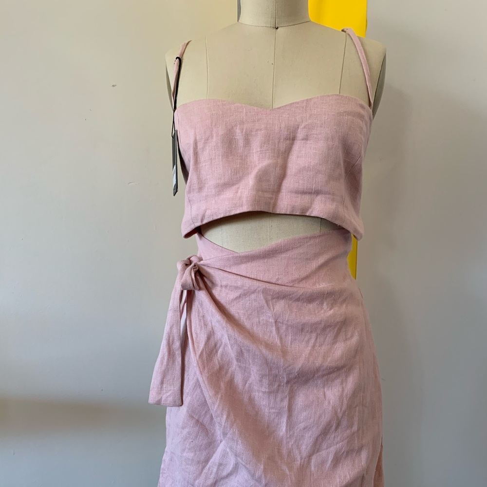 REFORMATION dress/Sorry she’s not ironed!